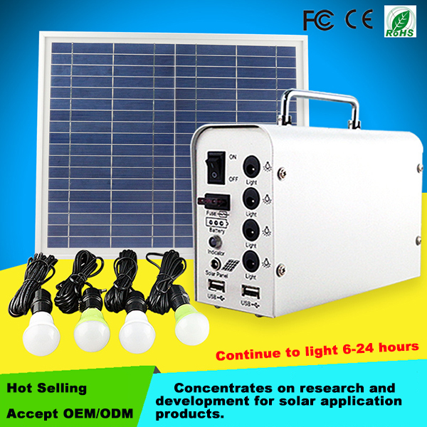 10W Solar Light Bulbs with Lighting Kits for Outside Travel