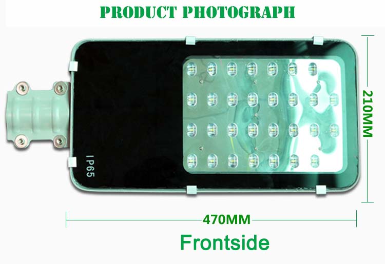 30W Outdoor IP65 Solar Powered Led Street Light with Lithium Battery ...