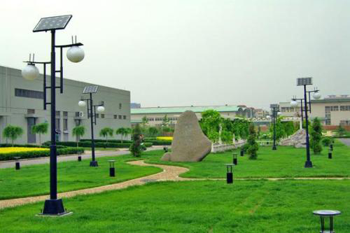 decorative solar courtyard light
