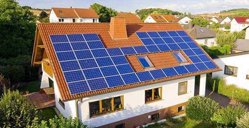 home rooftop solar PV system