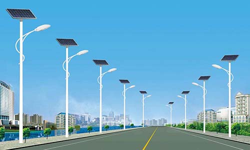 solar powered street light