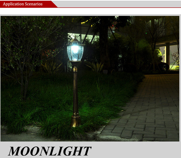 LED solar lawn light