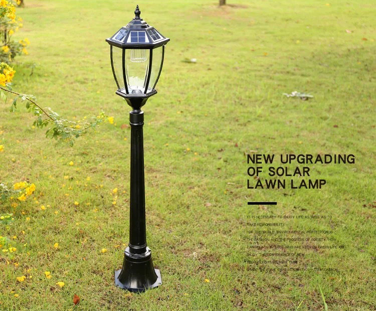 LED solar lawn light