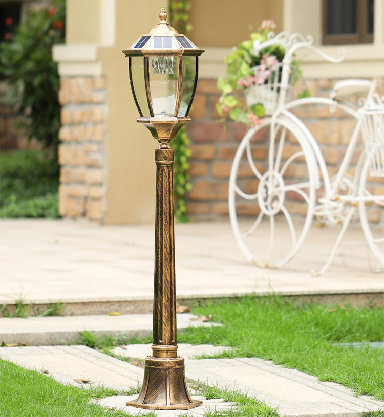 LED solar lawn light