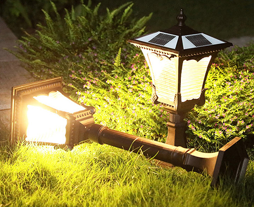 Solar LED garden landscape light