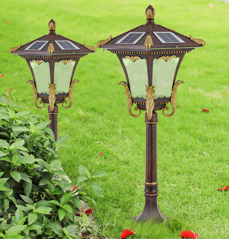 solar LED lawn light