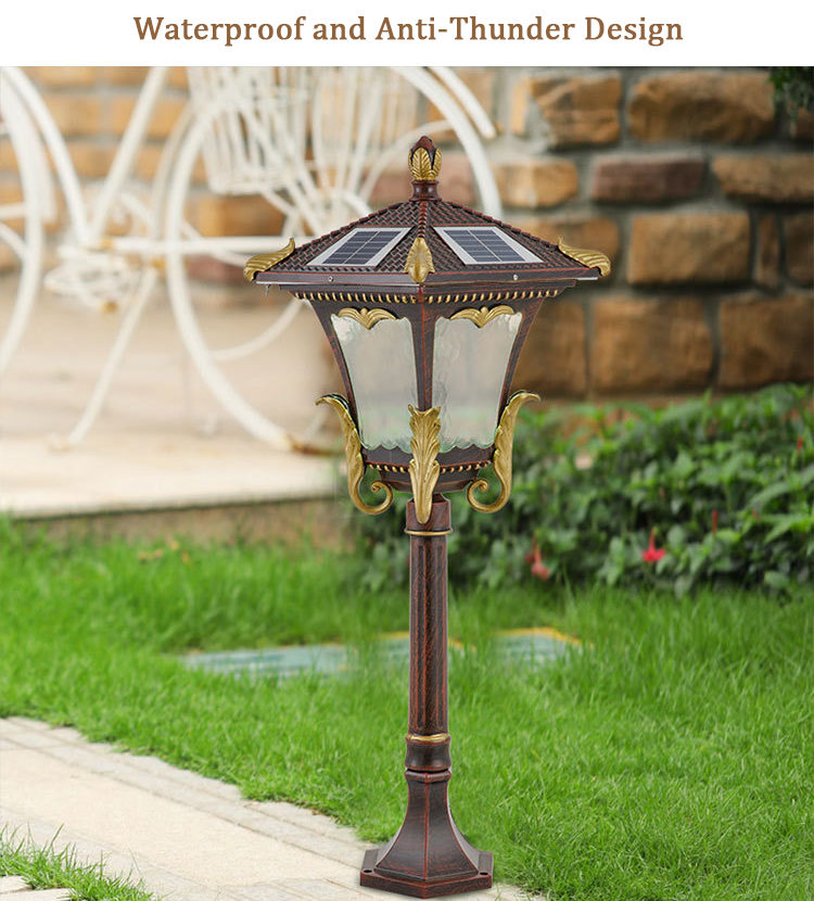 solar LED lawn light