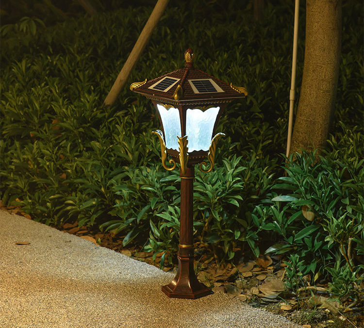 solar LED lawn light