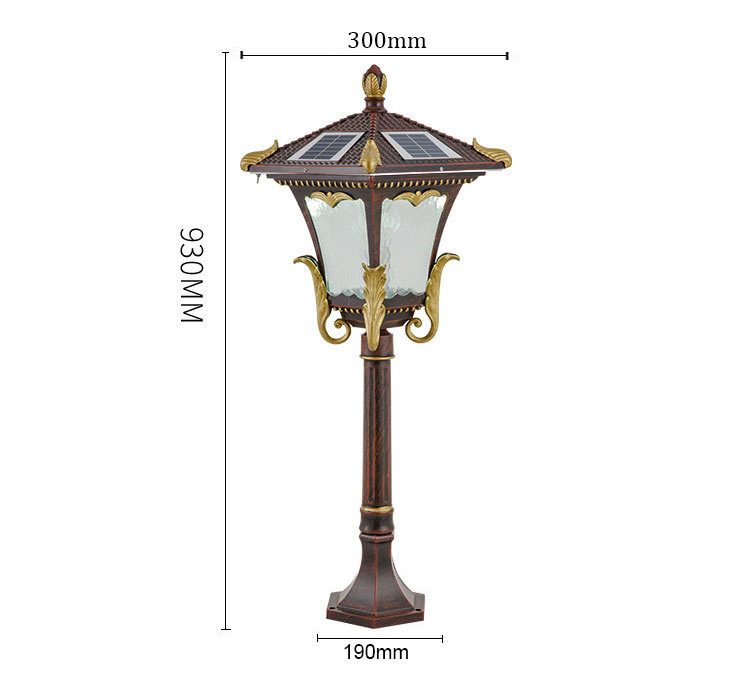 solar LED lawn light