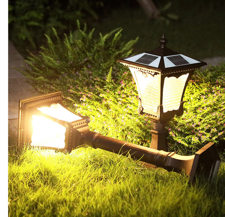 solar powered LED lawn light