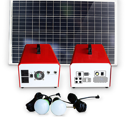 portable solar power generator kit