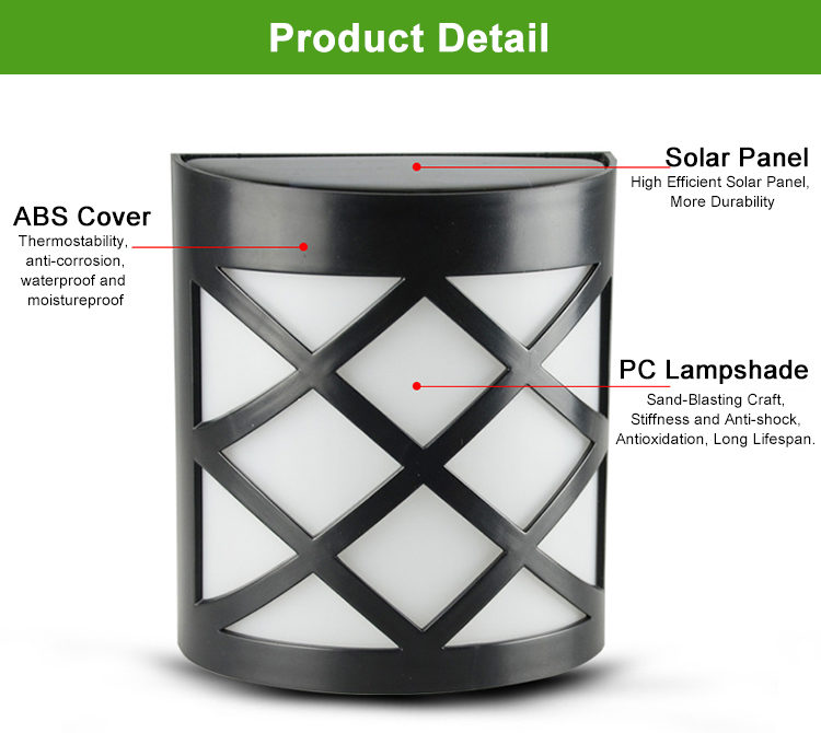 garden fence solar light