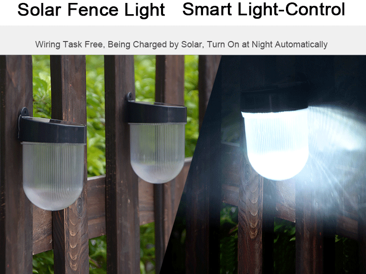 Solar-LED-Fence-Light