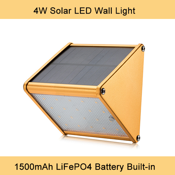 solar LED wall light
