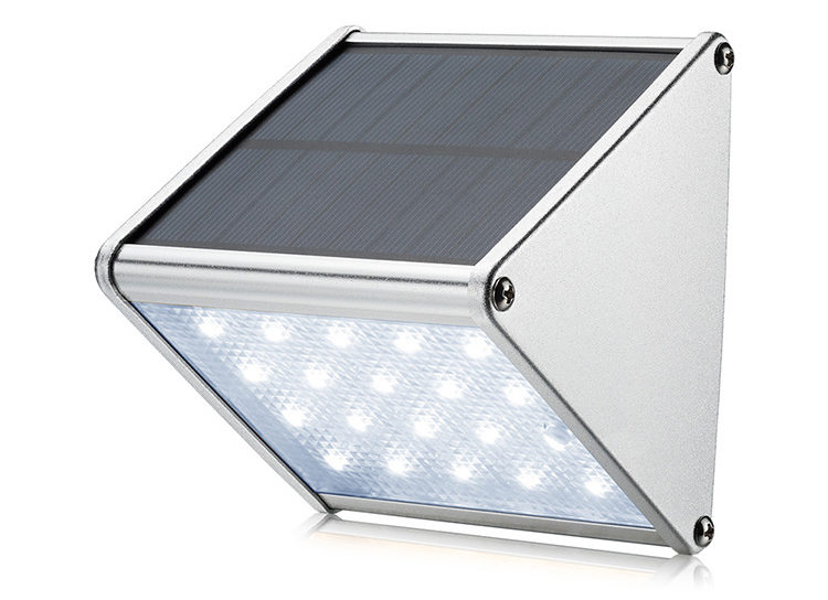solar LED wall light