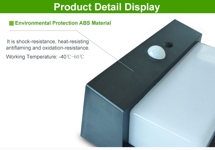 solar powered LED wall light