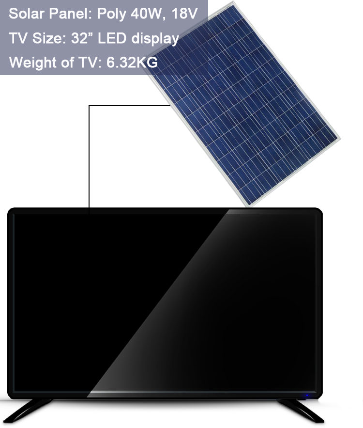 solar powered TV