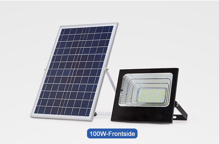 solar flood light with remote control