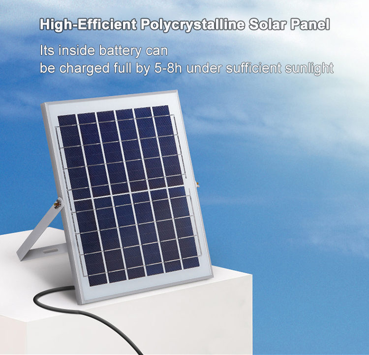 solar flood light with remote control