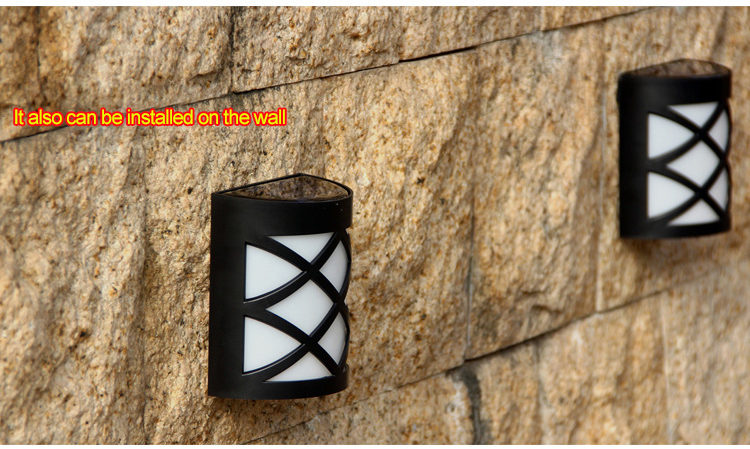 solar powered LED fence light