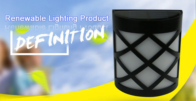 solar powered LED fence light